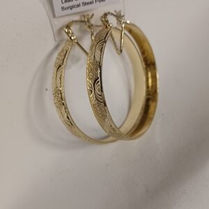 Elegant Gold Hoop Earrings